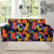 Jazz Pattern Print Design 03 Sofa Slipcover