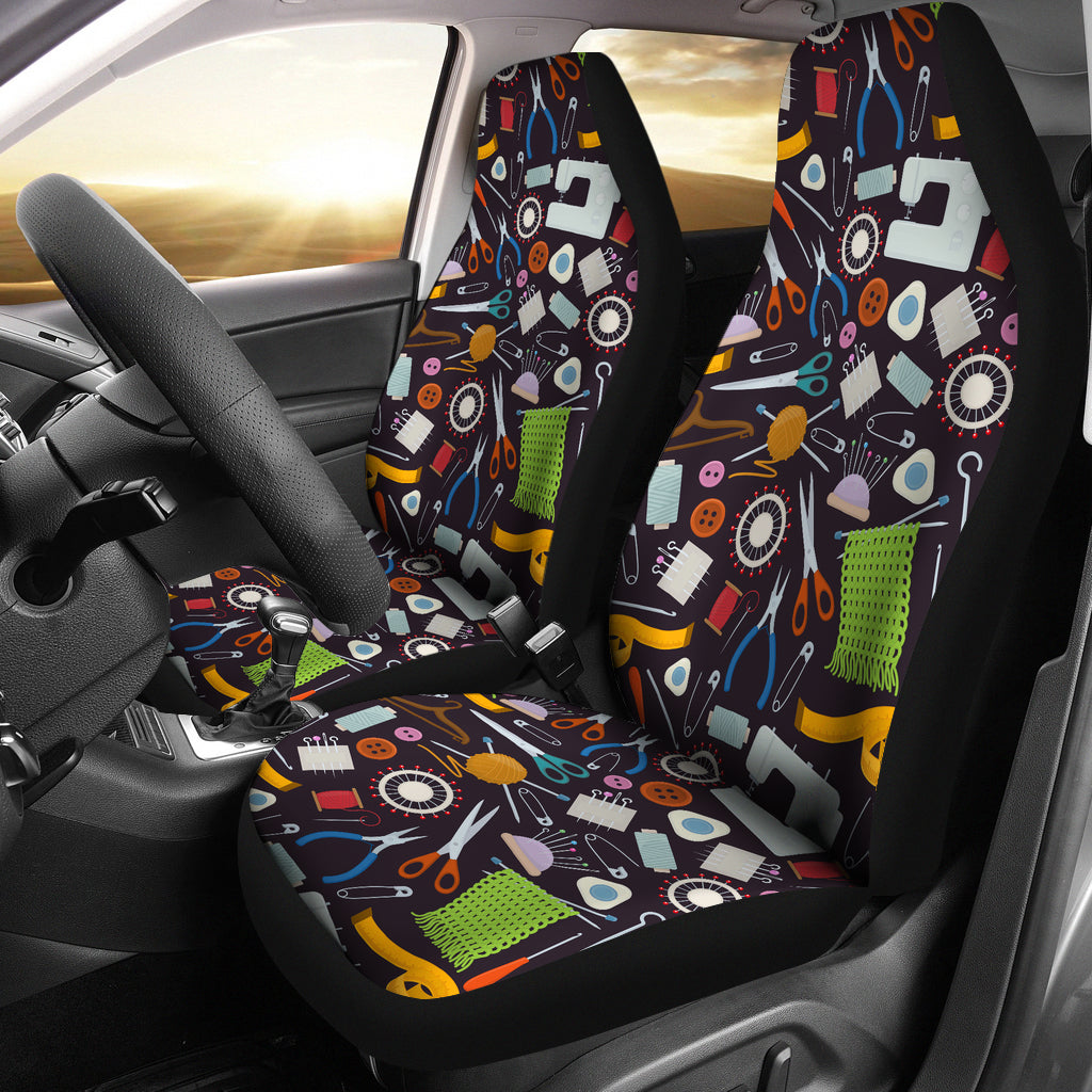 Sewing Equipment Print Design LKS308 Car Seat Covers
