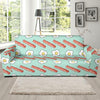 Bacon Sausage Pattern Print Design 01 Sofa Slipcover