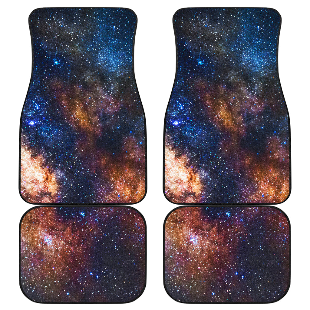 Celestial Milky way Galaxy Car Floor Mats Front Back