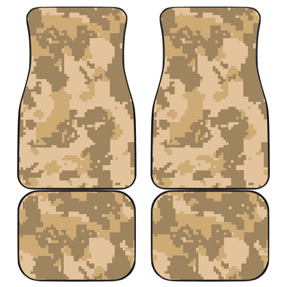 ACU Digital Desert Camouflage Car Floor Mats Front Back