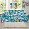 Funky Retro Pattern Print Design A03 Sofa Slipcover