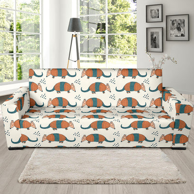 Armadillo Pattern Print Design 01 Sofa Slipcover