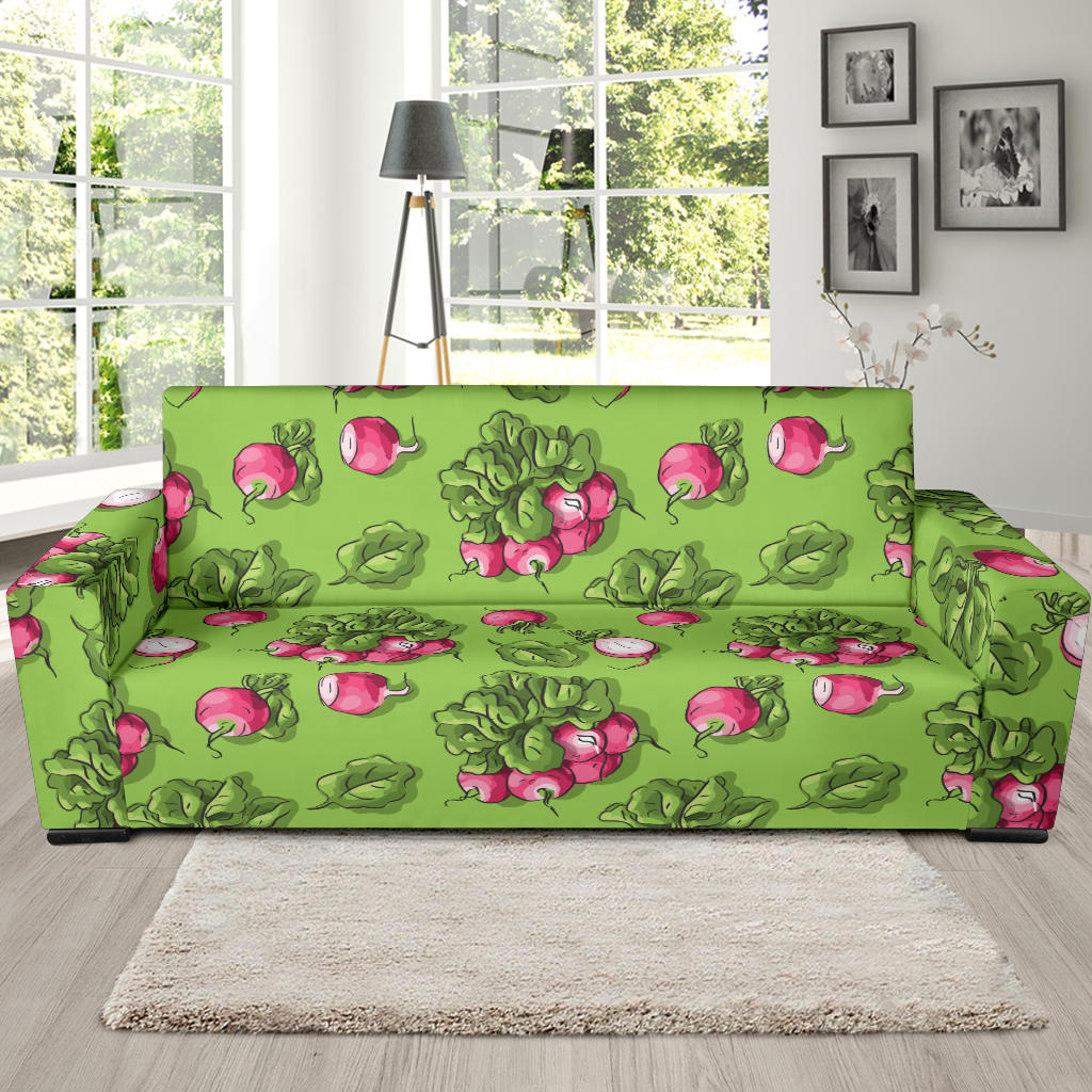 Radish Pattern Print Design A05 Sofa Slipcover