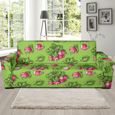 Radish Pattern Print Design A05 Sofa Slipcover