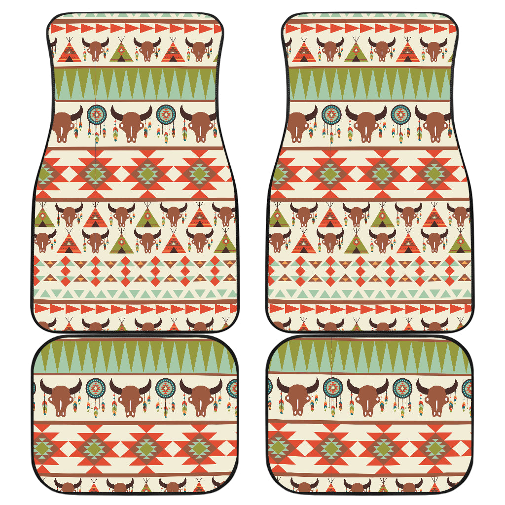 American indian Ethnic Pattern Car Floor Mats Front Back