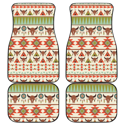 American indian Ethnic Pattern Car Floor Mats Front Back
