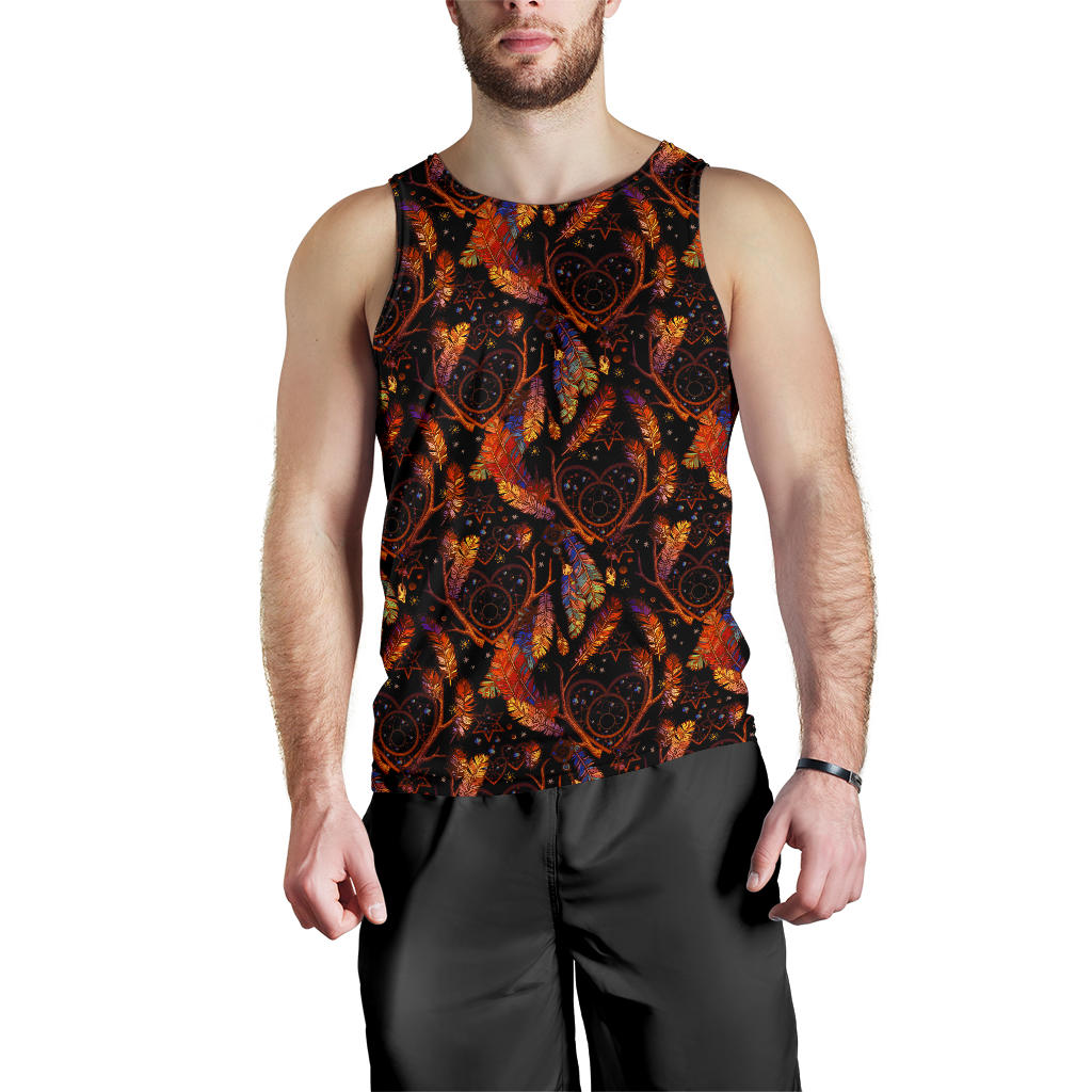 Dream Catcher Native American Design Men Tank Top