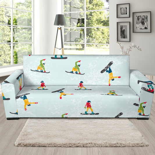 Snowboard Print Design LKS304 Sofa Slipcover