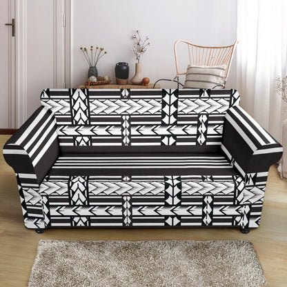 Samoan Tattoo Print Design LKS304 Loveseat Couch Slipcover