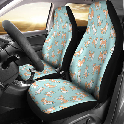 Shiba Inu Print Design LKS304 Car Seat Covers