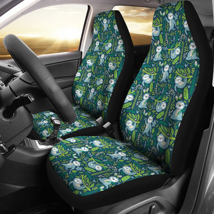 Sloth Print Design LKS304 Car Seat Covers