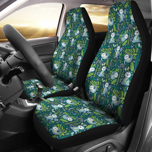 Sloth Print Design LKS304 Car Seat Covers