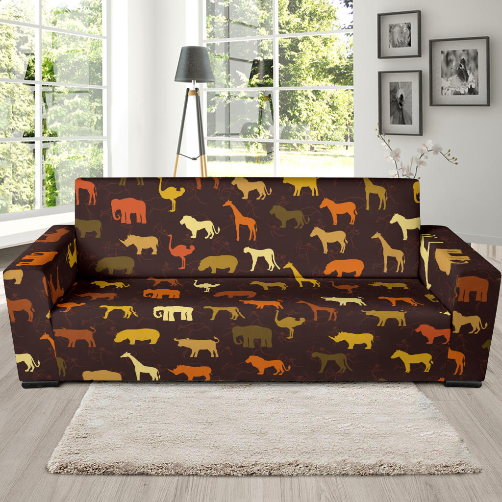 Safari Animal Print Design LKS301 Sofa Slipcover