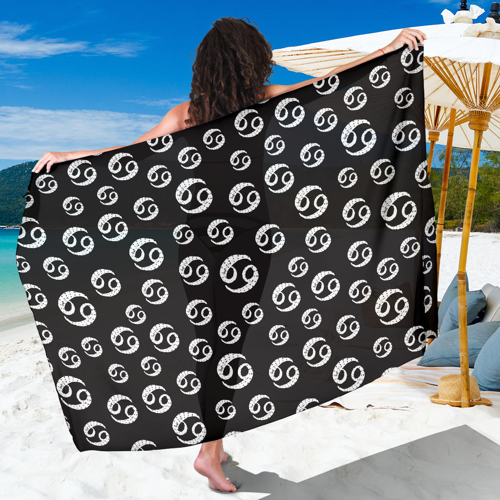 Cancer Zodiac Pattern Print Design 02 Sarong Pareo Wrap