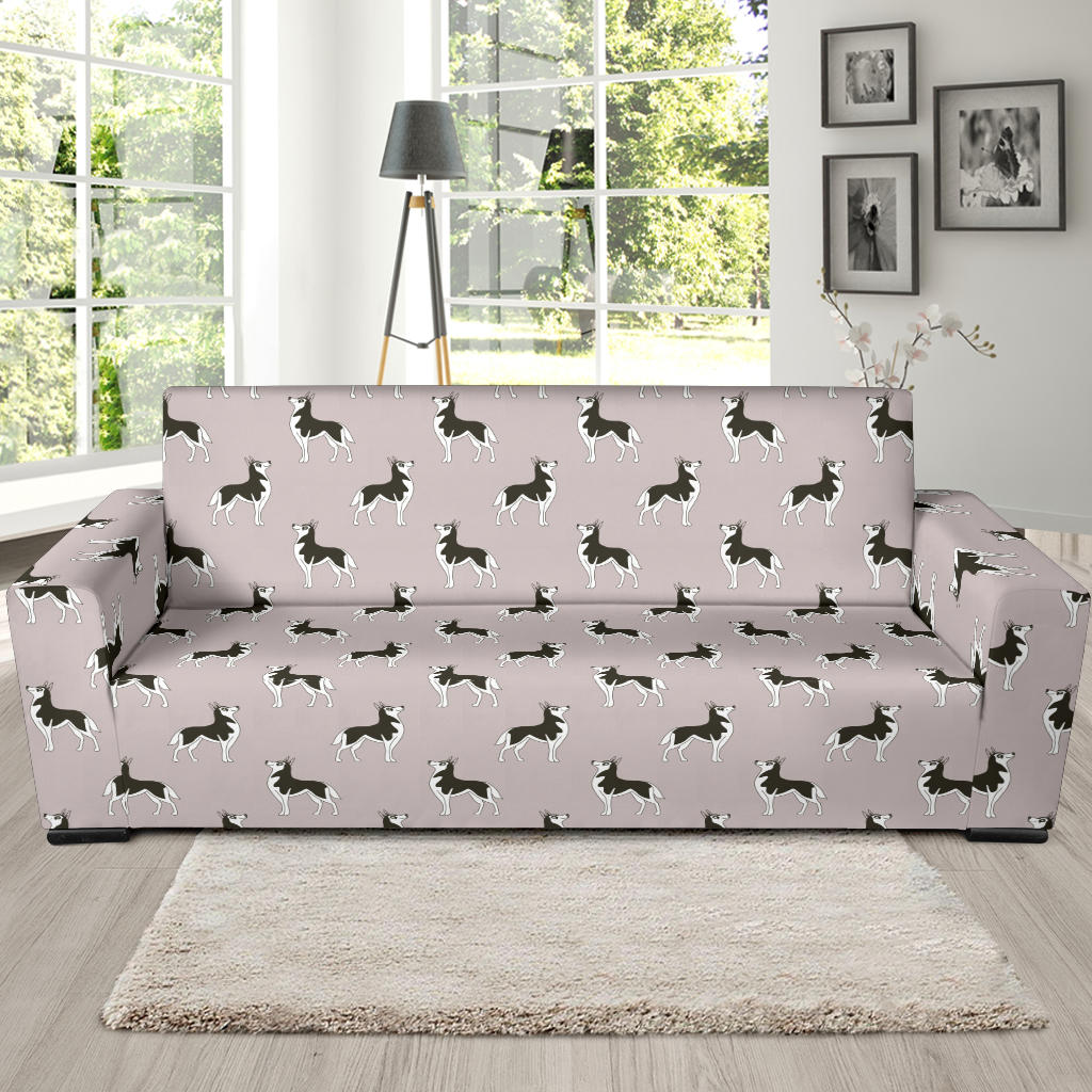 Siberian Huskies Print Design LKS301 Sofa Slipcover