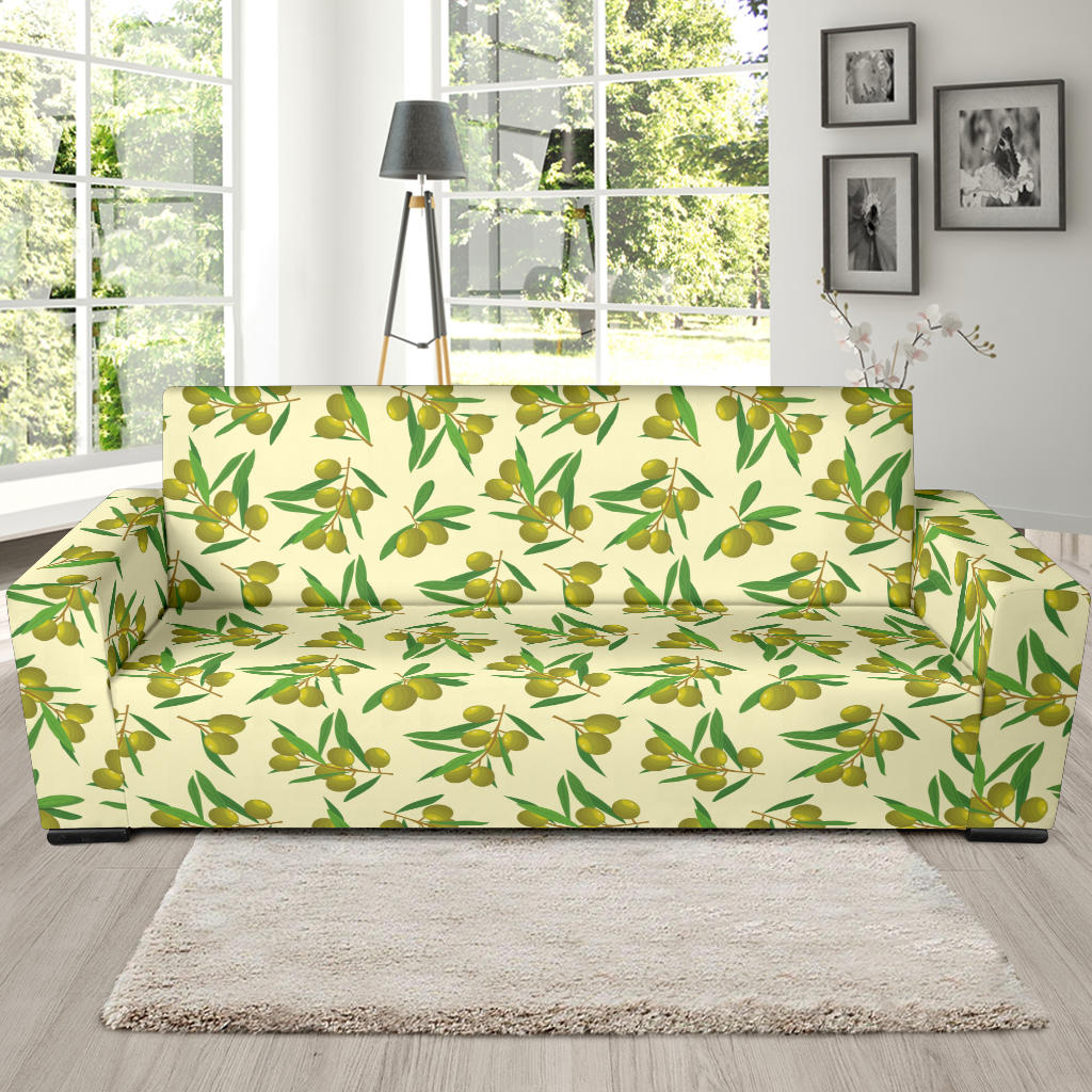 Olive Print Design LKS302 Sofa Slipcover