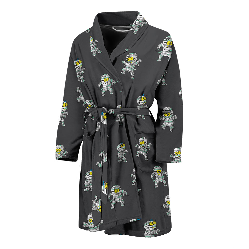 Mummy Print Design LKS305 Men Bathrobe