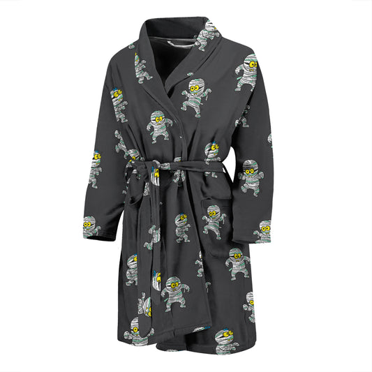 Mummy Print Design LKS305 Men Bathrobe