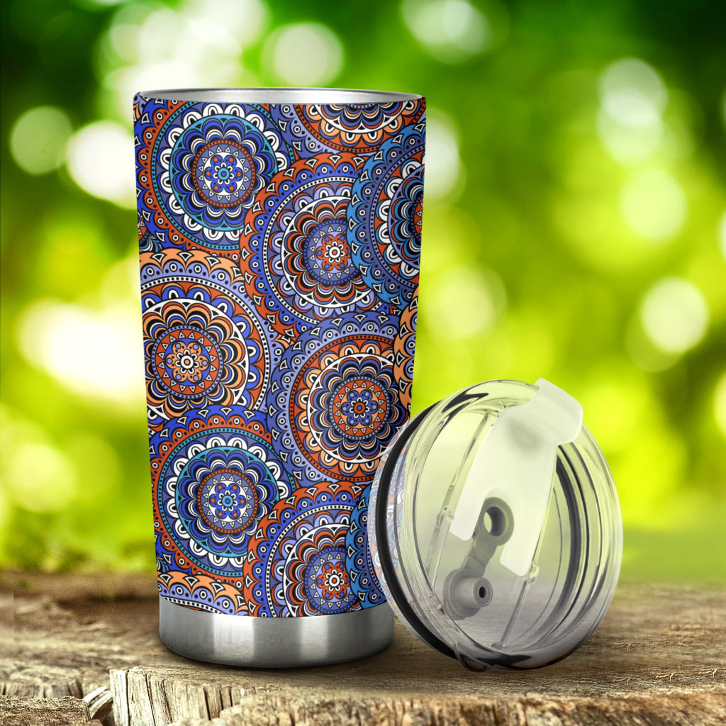 Mandala Boho Chic Design Print Tumbler