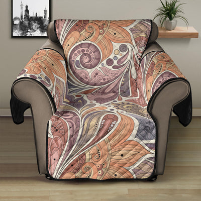 Boho Pattern Print Design 03 Recliner Cover Protector