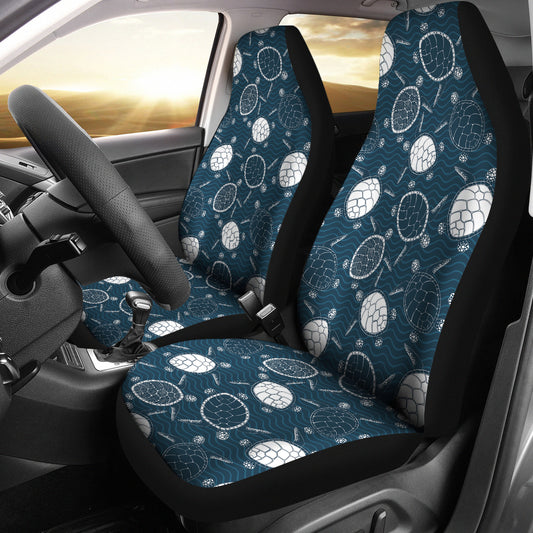 Sea Turtle Print Design LKS3015 Car Seat Covers