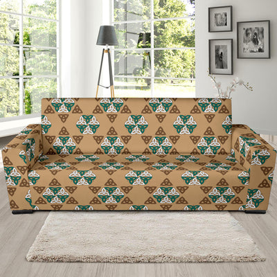 Celtic Pattern Print Design 08 Sofa Slipcover