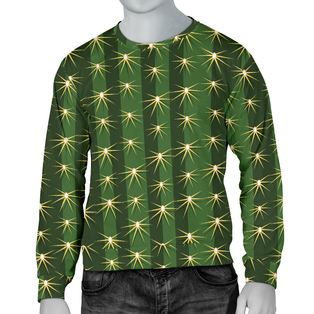 Cactus Skin Print Pattern Men Long Sleeve Sweatshirt