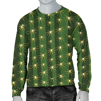 Cactus Skin Print Pattern Men Long Sleeve Sweatshirt