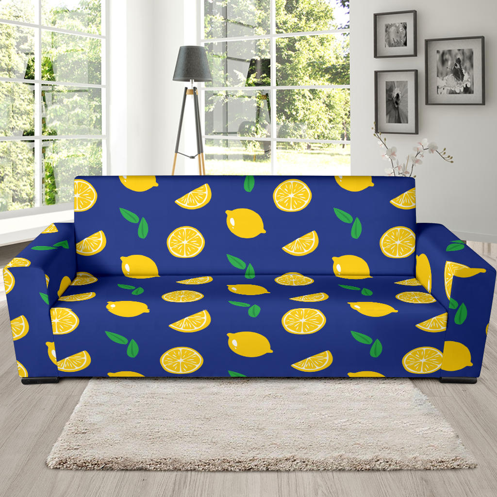 Citrus Pattern Print Design 02 Sofa Slipcover