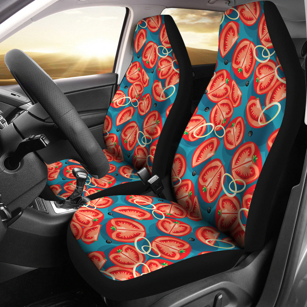 Tomato Print Design LKS301 Car Seat Covers