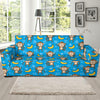 Monkey Pattern Print Design 05 Sofa Slipcover