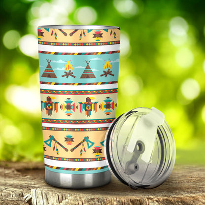 American indian Life Pattern Tumbler