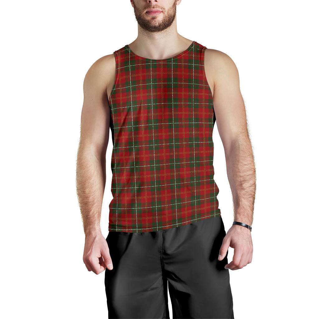 Holiday Tartan Plaid Pattern Men Tank Top