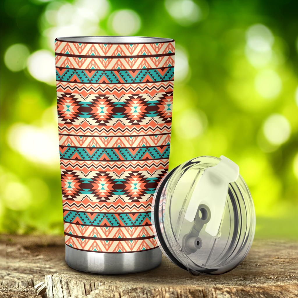 Navajo Western Style Print Pattern Tumbler