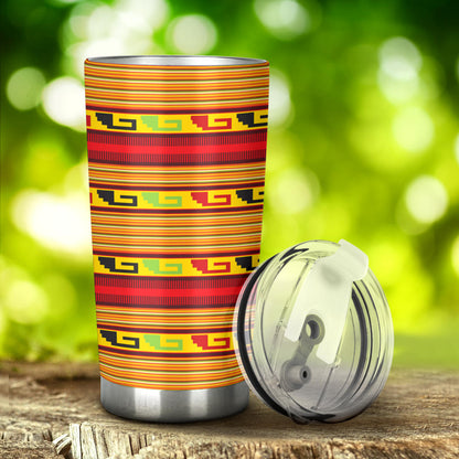 Mexican Blanket Ornament Print Pattern Tumbler