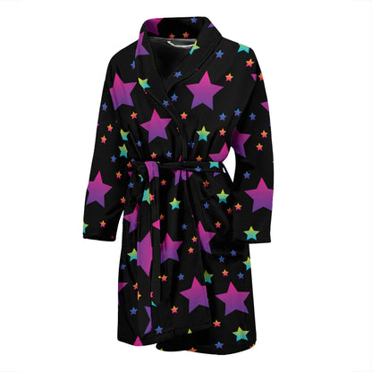 Star Print Design LKS305 Men Bathrobe