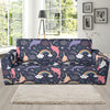 Narwhal Pattern Print Design 01 Sofa Slipcover