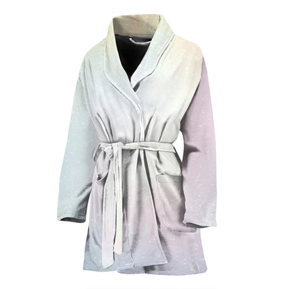 Nebula Pattern Print Design A02 Women Bathrobe