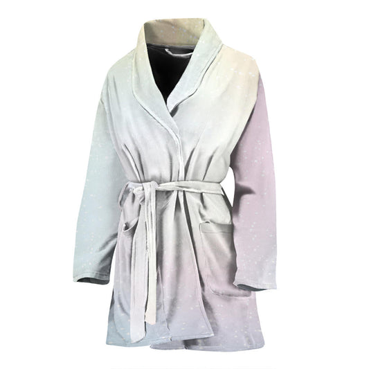Nebula Pattern Print Design A02 Women Bathrobe