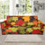 Maple Leaf Pattern Print Design 05 Sofa Slipcover