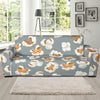 Popcorn Pattern Print Design A05 Sofa Slipcover