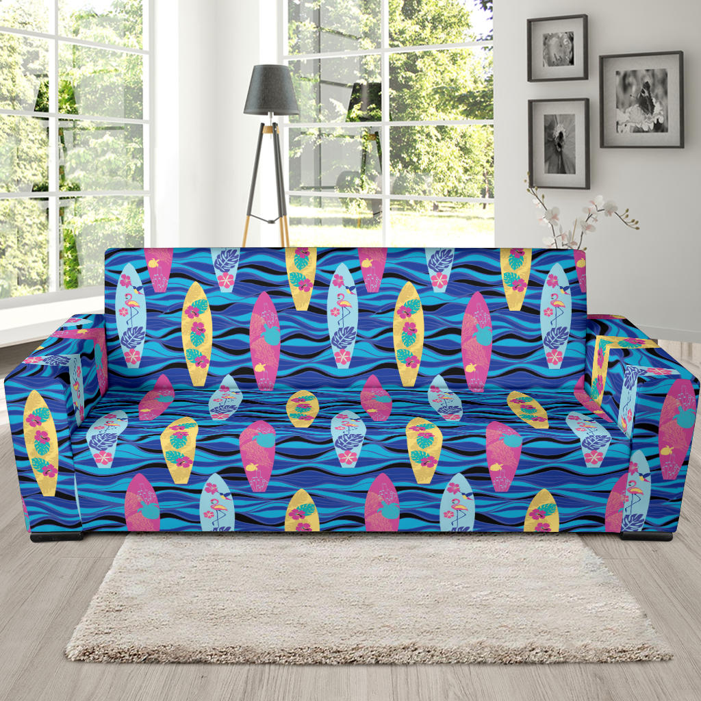 Surfboard Print Design LKS304 Sofa Slipcover