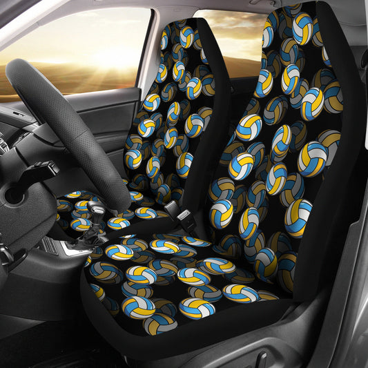 Volleyball Print Design LKS302 Car Seat Covers