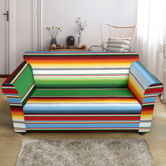 Serape Print Design LKS302 Loveseat Couch Slipcover