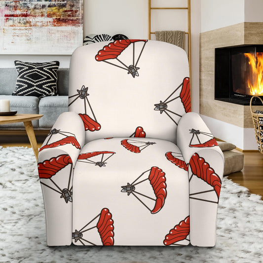 Skydiver Print Design LKS302 Recliner Slipcover with Pocket