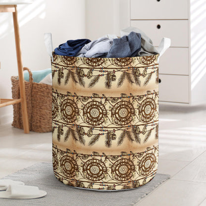 Dream catcher vintage native Laundry Basket