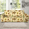 Cowboy Pattern Print Design 04 Sofa Slipcover