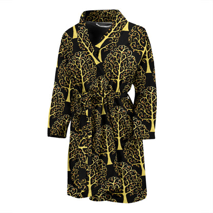 Tree Of Life Print Design LKS302 Men Bathrobe
