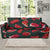 Meat Pattern Print Design 01 Sofa Slipcover